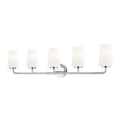 Z-Lite Montford 5 Light Vanity in Chrome color, Steel frame