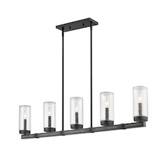 Z-Lite 5 Light Outdoor Linear Chandelier