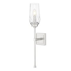 Z-Lite 1 Light Wall Sconce, Brushed Nickel