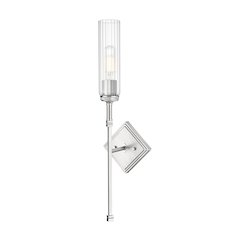 Z-Lite 1 Light Wall Sconce, Brushed Nickel