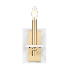 Z-Lite Kaden 1 Light Wall Sconce in Modern Gold color, Steel frame