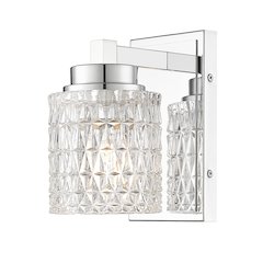Z-Lite 1 Light Wall Sconce, Chrome