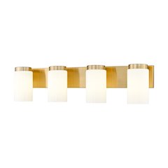 Z-Lite Burk 4 Light Vanity, Luxe Gold