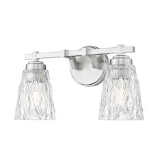 Z-Lite 2 Light Vanity, Brushed Nickel
