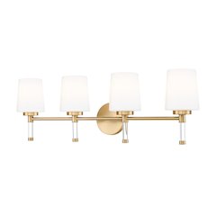 Z-Lite 4 Light Vanity, Modern Gold