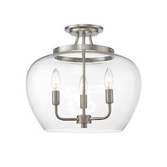 Z-Lite 3 Light Semi Flush Mount