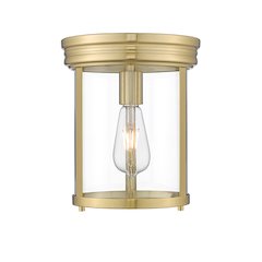 Z-Lite 1 Light Flush Mount