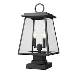 Z-Lite 2 Light Outdoor Pier Mounted Fixture