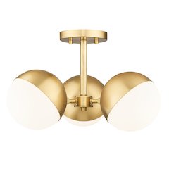 Z-Lite 3 Light Semi Flush Mount