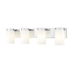 Z-Lite Burk 4 Light Vanity, Chrome