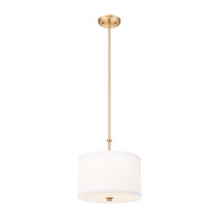 Z-Lite 1 Light Pendant, Modern Gold