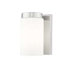 Z-Lite Burk 1 Light Wall Sconce, Brushed Nickel