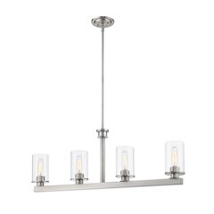 Z-Lite 4 Light Linear Chandelier