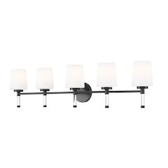 Z-Lite 5 Light Vanity, Matte Black