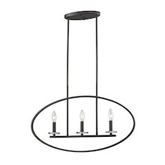 Z-Lite 3 Light Linear Chandelier