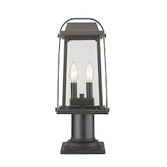 Z-Lite 2 Light Outdoor Pier Mounted Fixture