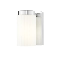 Z-Lite Burk 1 Light Wall Sconce, Chrome