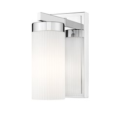 Z-Lite Danica 1 Light Wall Sconce in Chrome color, Steel frame