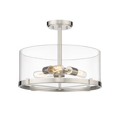 Z-Lite 3 Light Semi Flush Mount
