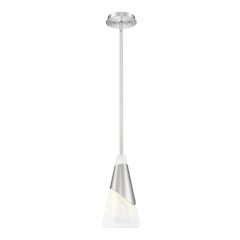 Z-Lite Aimie 1 Light Pendant, Brushed Nickel