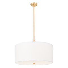 Z-Lite 1 Light Pendant, Modern Gold