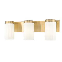 Z-Lite Burk 3 Light Vanity, Luxe Gold