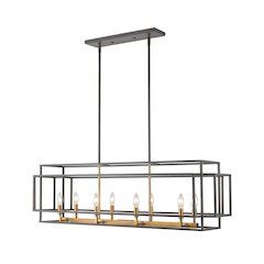 Z-Lite 8 Light Linear Chandelier