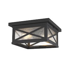 Z-Lite 2 Light Outdoor Flush Mount