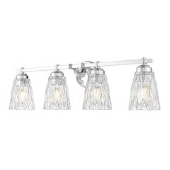 Z-Lite 4 Light Vanity, Chrome
