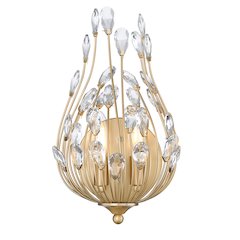 Z-Lite 2 Light Wall Sconce, Modern Gold