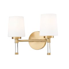 Z-Lite 2 Light Vanity, Modern Gold