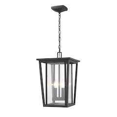 Z-Lite 2 Light Outdoor Chain Mount Ceiling Fixture