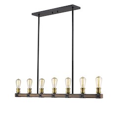 Z-Lite 7 Light Linear Chandelier