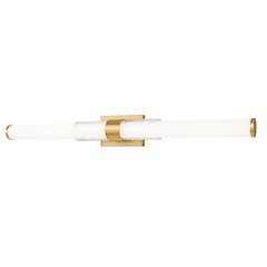 Z-Lite Egon 1 Light Vanity in Modern Gold color, Steel frame