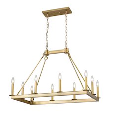 Z-Lite 10 Light Linear Chandelier