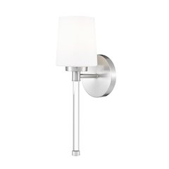 Z-Lite 1 Light Wall Sconce, Brushed Nickel
