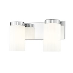 Z-Lite Burk 2 Light Vanity, Chrome