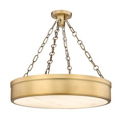 Z-Lite 3 Light Semi Flush Mount