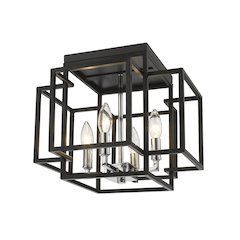 Z-Lite 4 Light Flush Mount