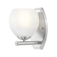 Z-Lite 1 Light Wall Sconce, Brushed Nickel