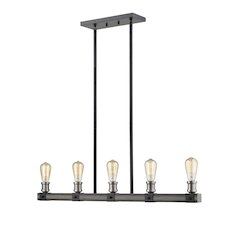 Z-Lite 5 Light Linear Chandelier