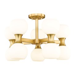 Z-Lite 10 Light Semi Flush Mount