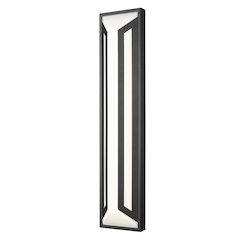 Z-Lite 2 Light Outdoor Wall Light, Sand Black