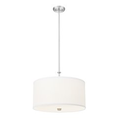 Z-Lite 1 Light Pendant, Brushed Nickel