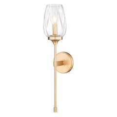 Z-Lite 1 Light Wall Sconce, Modern Gold