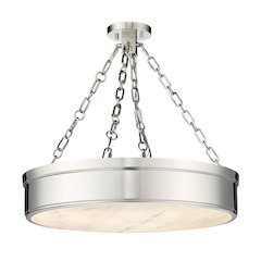 Z-Lite 3 Light Semi Flush Mount