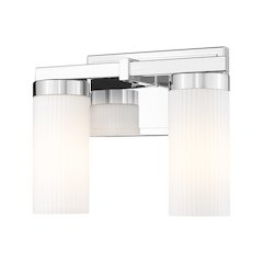 Z-Lite Danica 2 Light Vanity in Chrome color, Steel frame