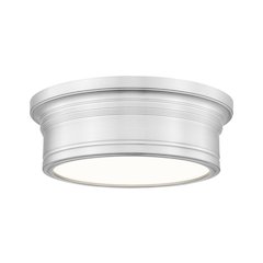 Z-Lite 1 Light Flush Mount, Brushed Nickel