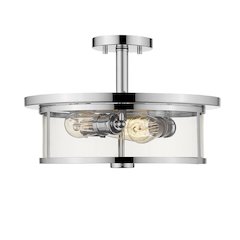 Z-Lite 3 Light Semi Flush Mount