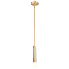 Z-Lite Stari 1 Light Pendant in Modern Gold color, Steel frame